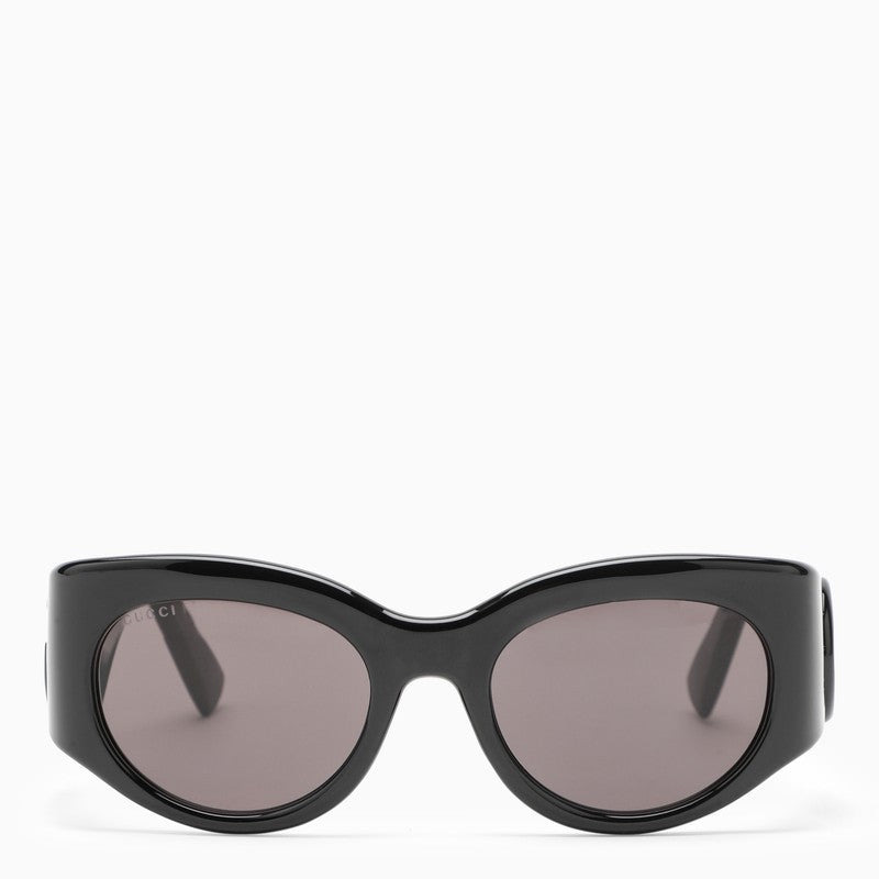 Gucci Oval Black Sunglasses Women - 1