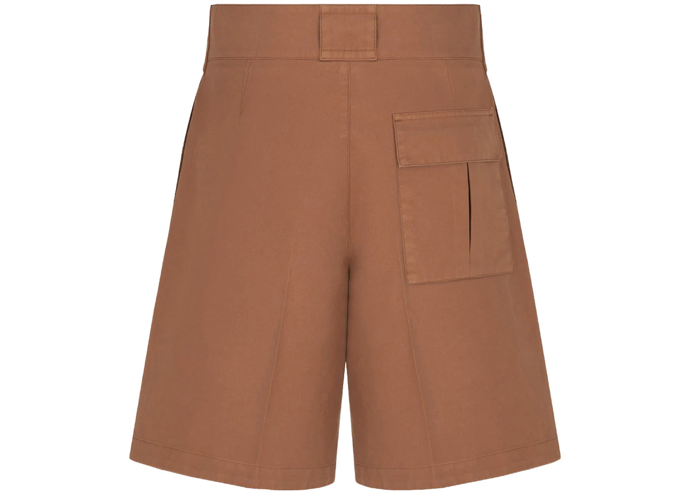 Dior x CACTUS JACK Cargo Bermuda Shorts Coffee Brown - 2