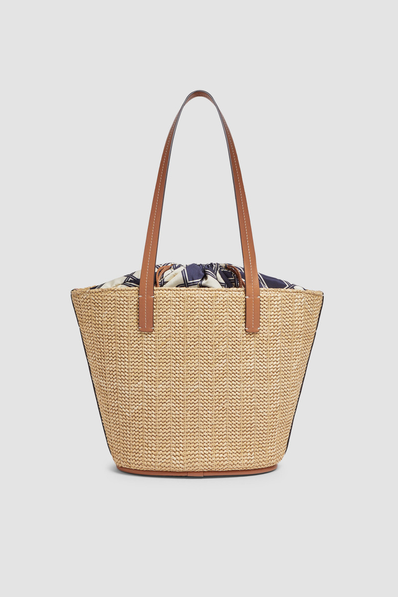 Hubba Small Raffia Tote 4