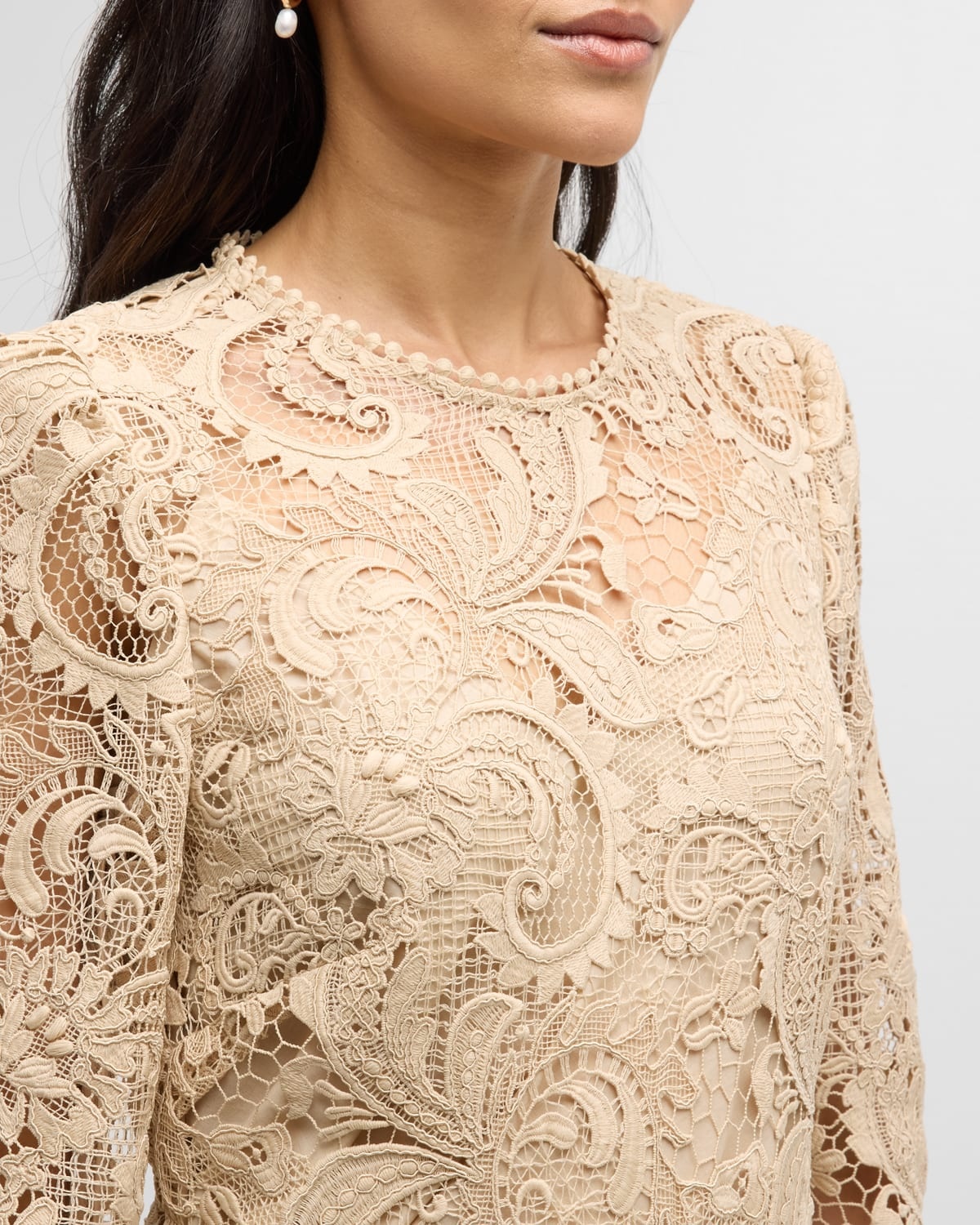 Waverly Lace Midi Dress - 6