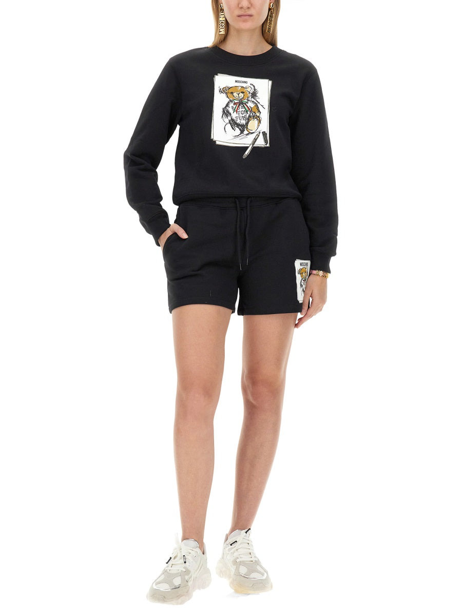 Moschino Women Sweatshirt Shorts - 2