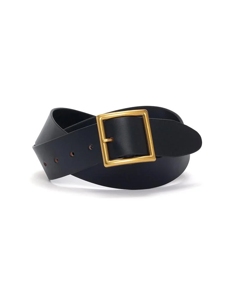 PLAIN BELT 40MM BLACK - 1