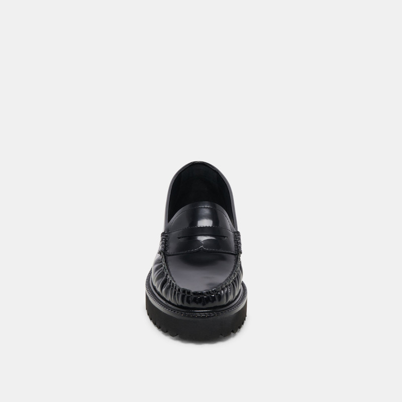 MAXWELL LOAFERS BLACK LEATHER 8
