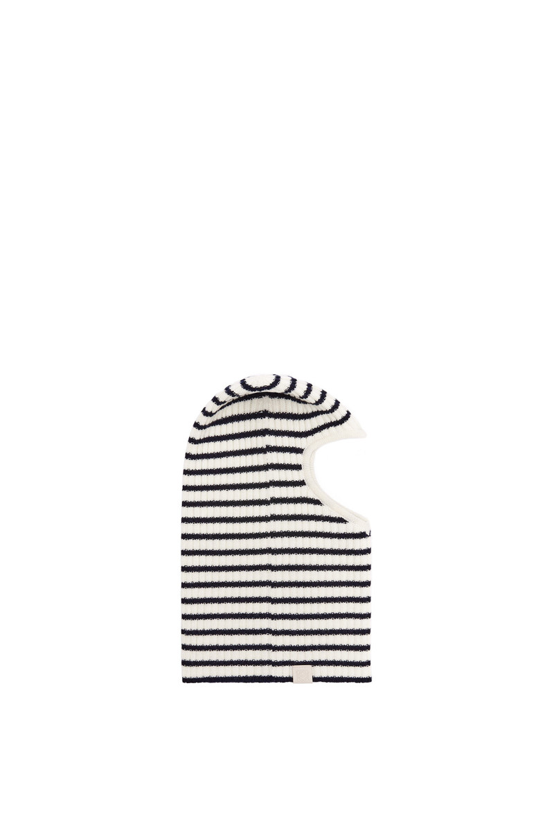 Loewe Stripe heart balaclava in wool outlook
