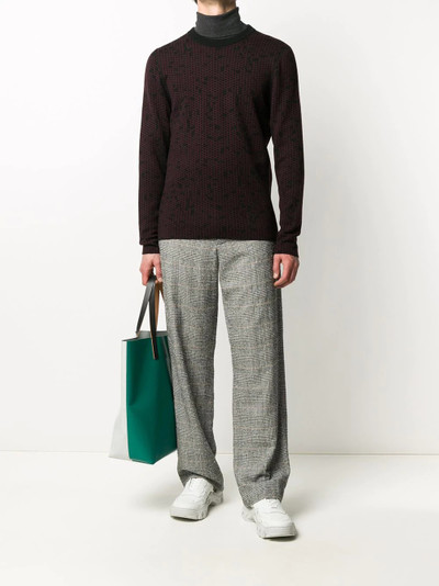 Lanvin geometric pattern jumper outlook