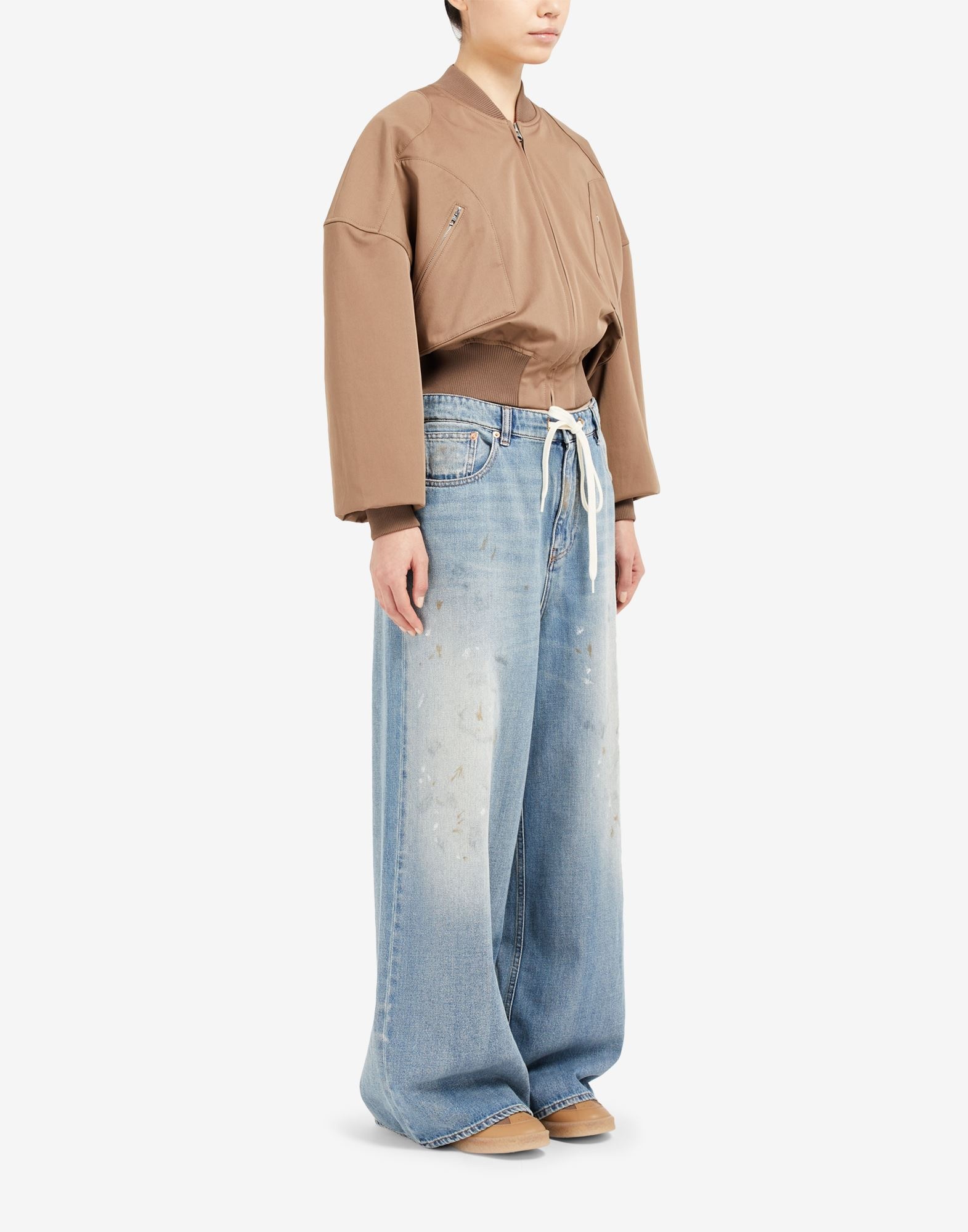 Drawstring jeans - 3
