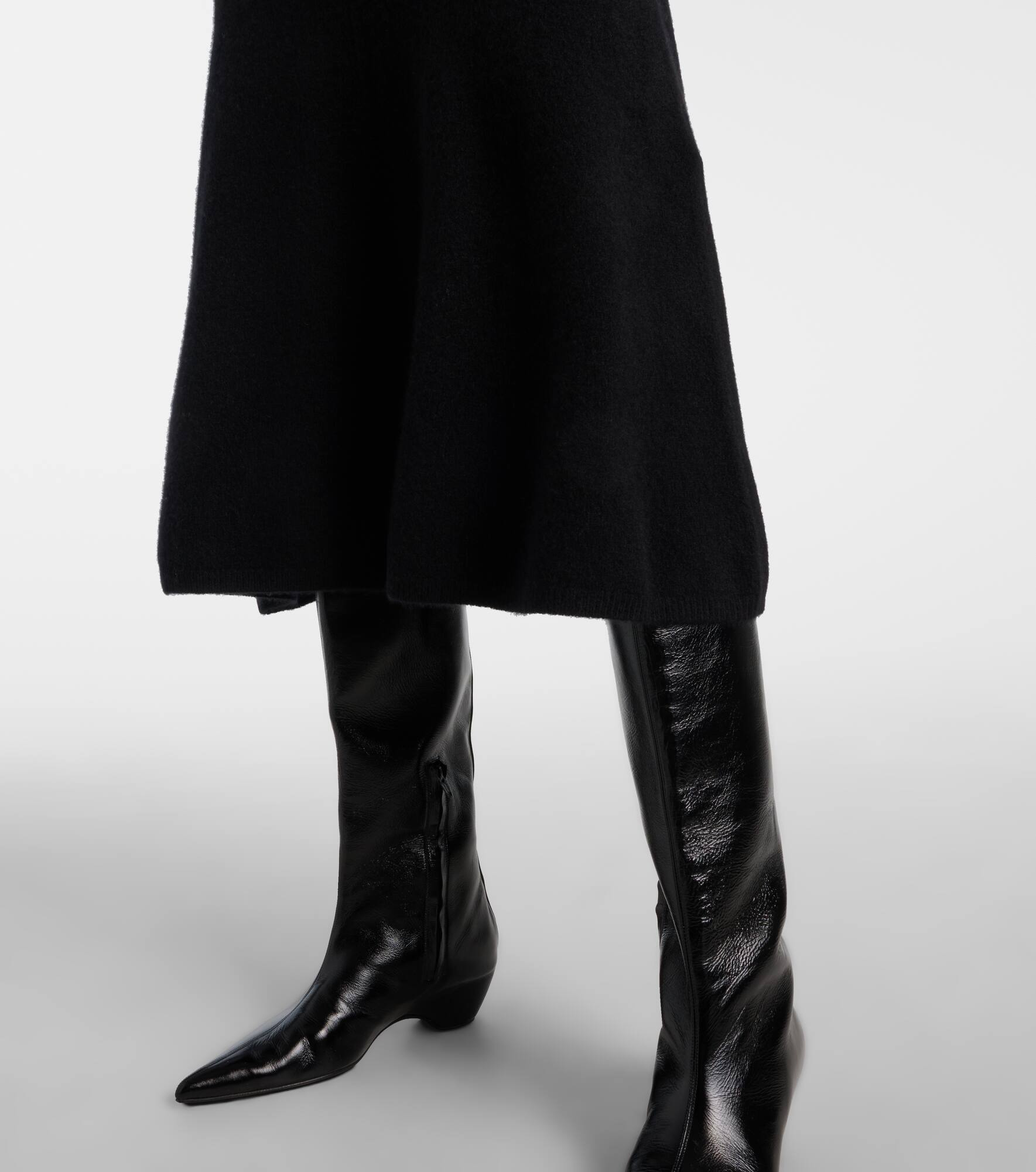 Cashmere-blend sweater dress - 5