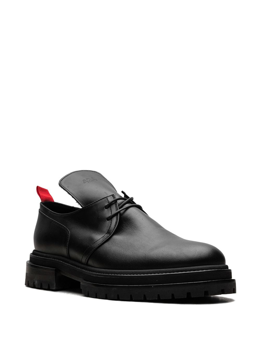 leather derby shoes - 2
