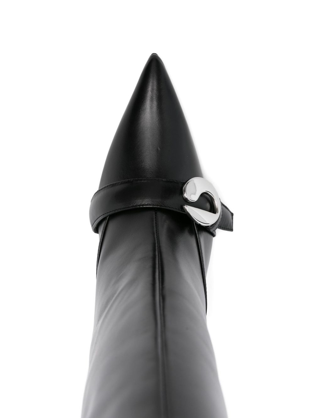 knee-high pointed-toe boots - 4