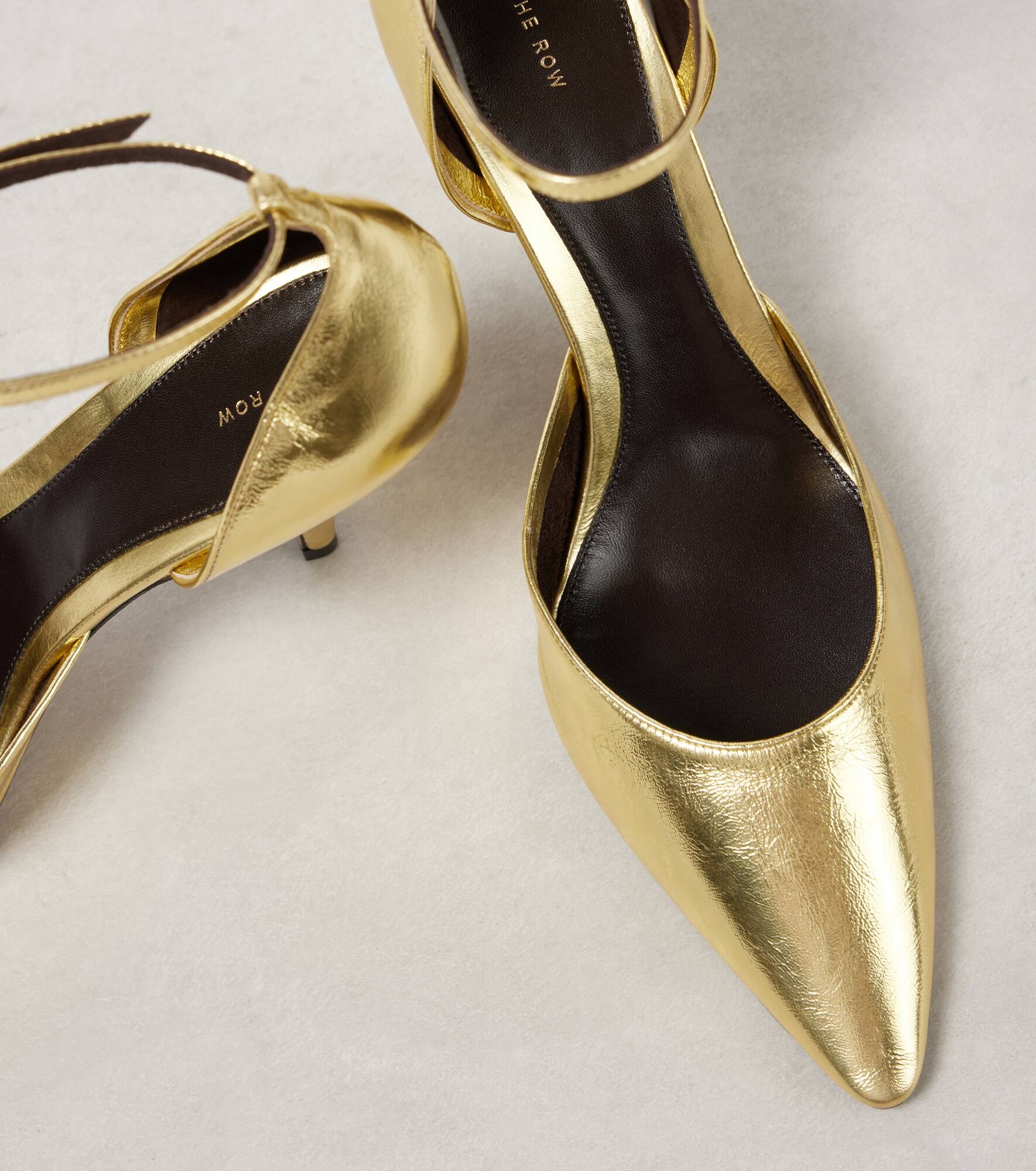 Liisa metallic leather pumps - 5