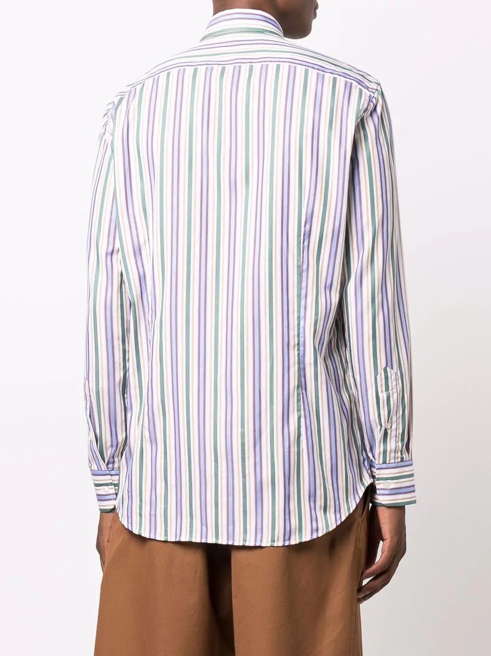 striped cotton shirt - 4