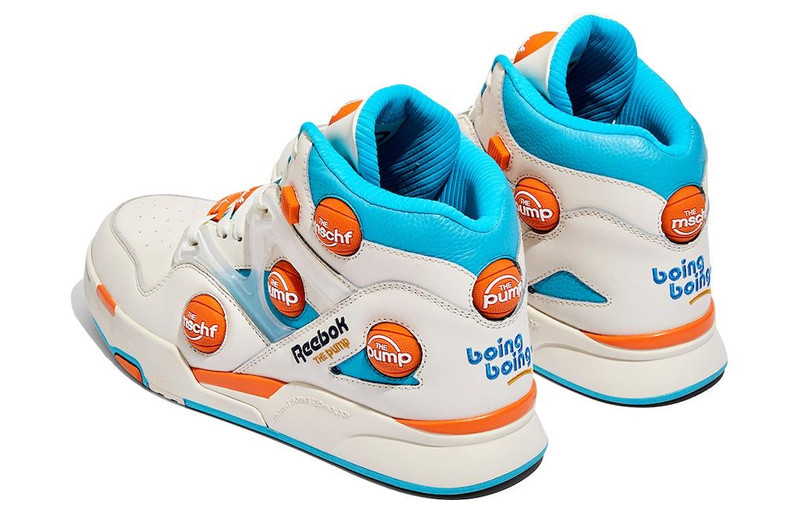 Reebok Reebok x MSCHF R Pump Omni Zone 2 'White Blue Orange' MSCHF013 outlook