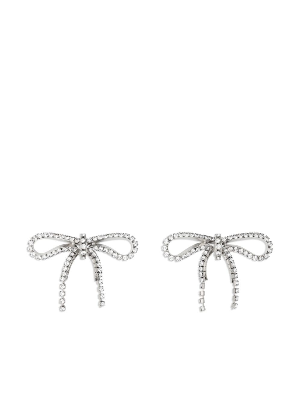Archive Ribbon crystal-embellished earrings - 1