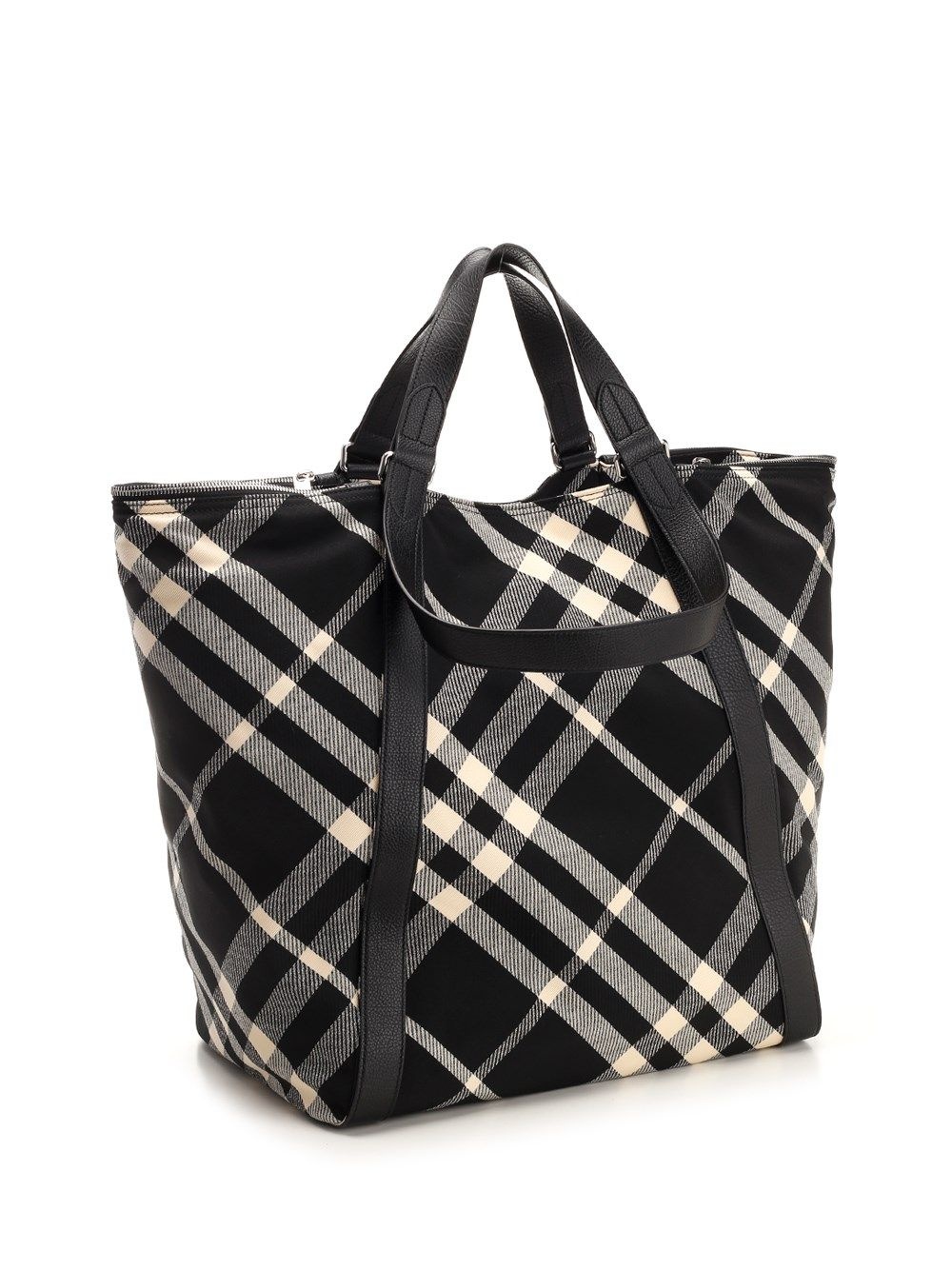Check Handbags Black - 2