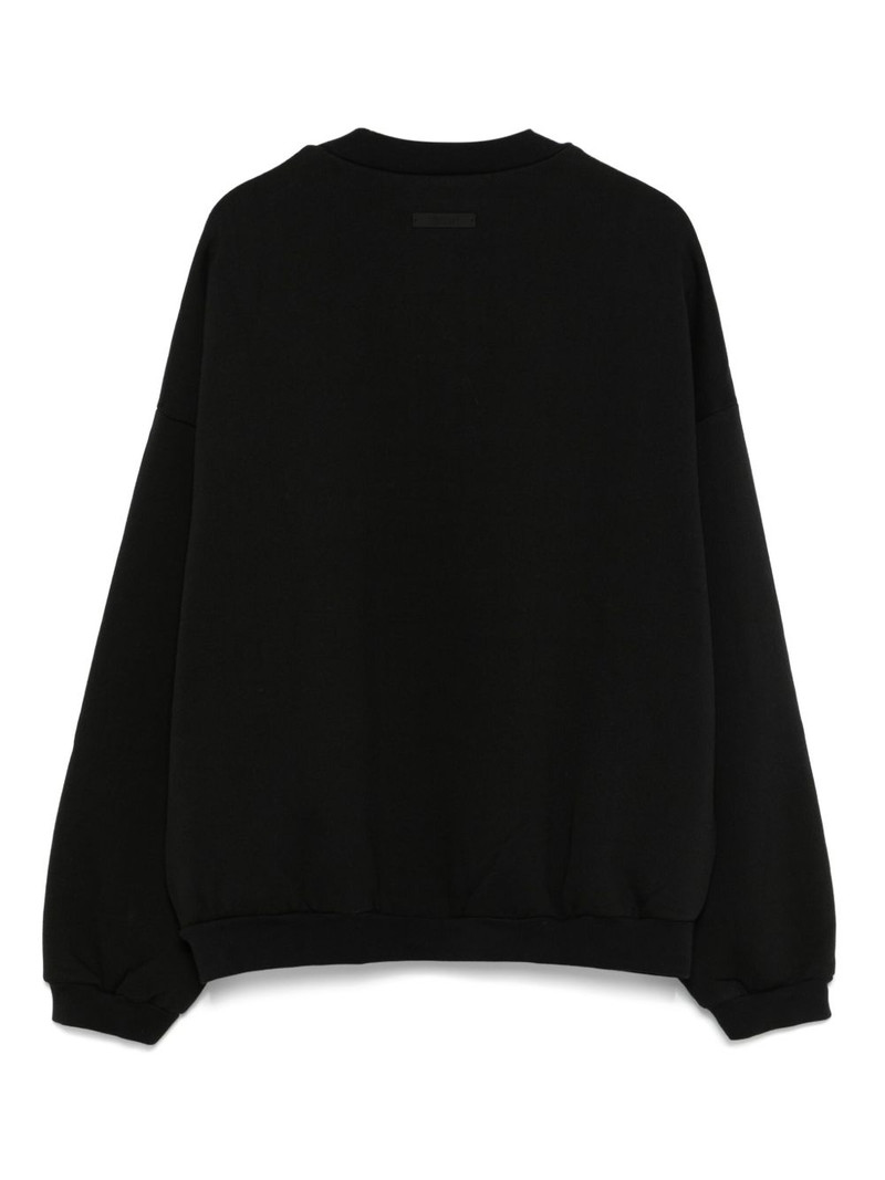 ESSENTIALS logo-embroidered sweatshirt outlook