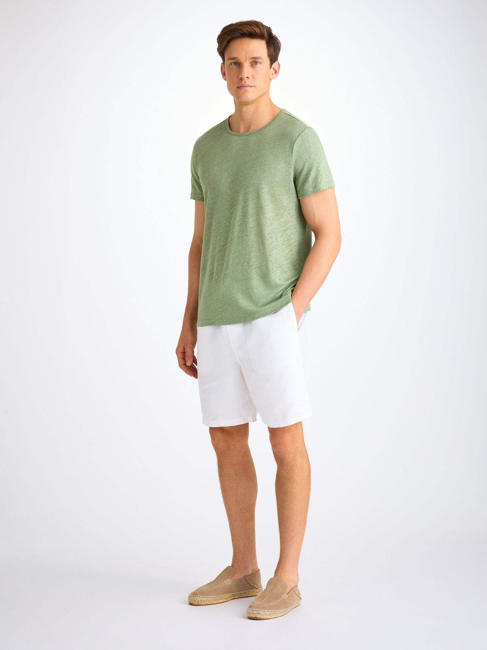 Men's T-Shirt Jordan Linen Sage Green - 3