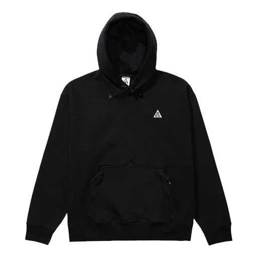 Nike ACG Casual Embroidered Logo hooded Pullover Long Sleeves Black CW4490-013 - 1