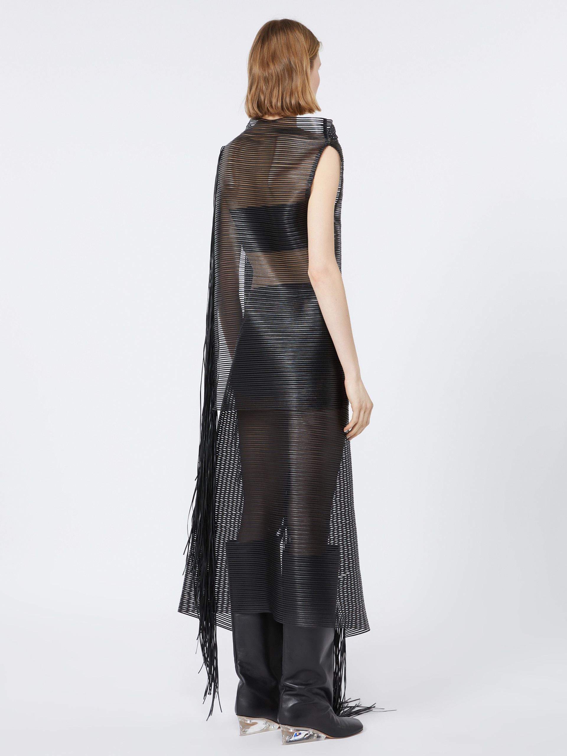 ASTI1234 Embroidered tulle tunic - RUNWAY - 4