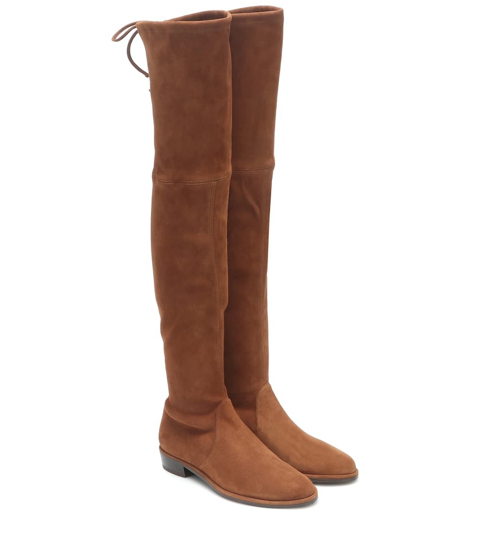 Lowland Skimmer suede over-the-knee boots - 1