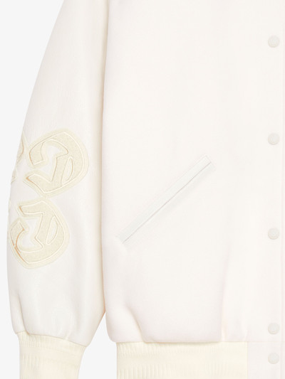 Givenchy GIVENCHY OVERSIZED VARSITY JACKET IN WOOL AND LEATHER outlook