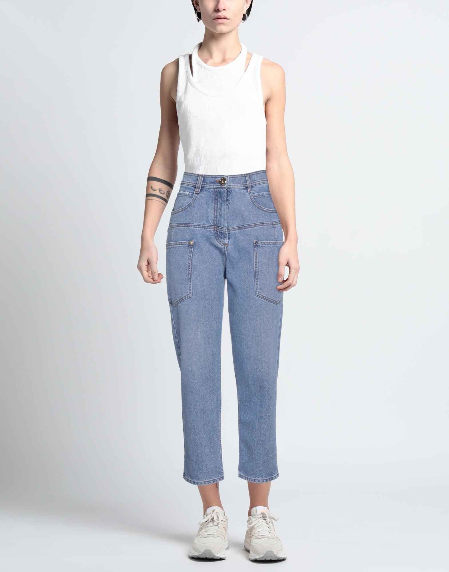 Blue Women's Denim Pants - 2