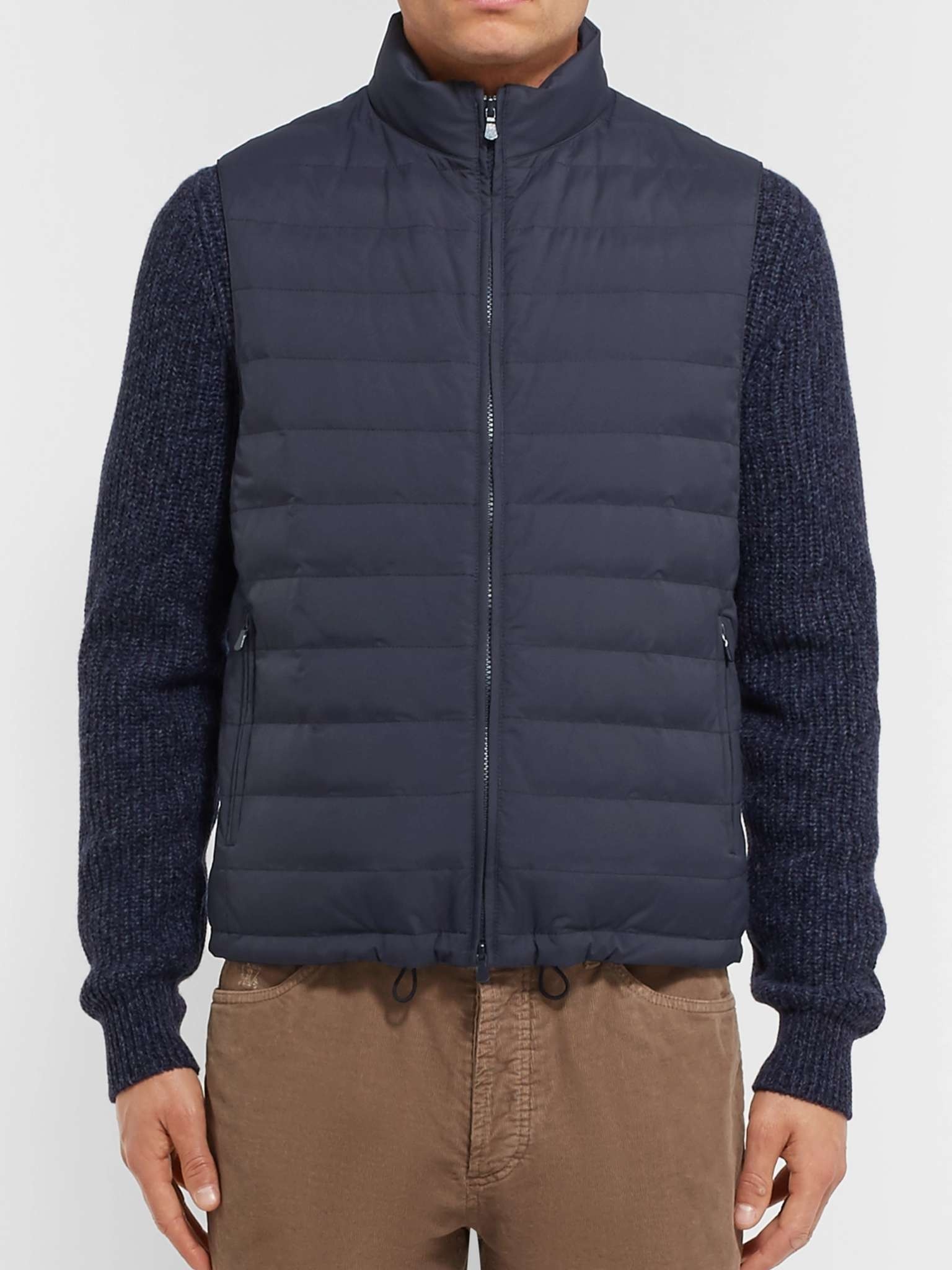 Slim-Fit Quilted Shell Down Gilet - 4