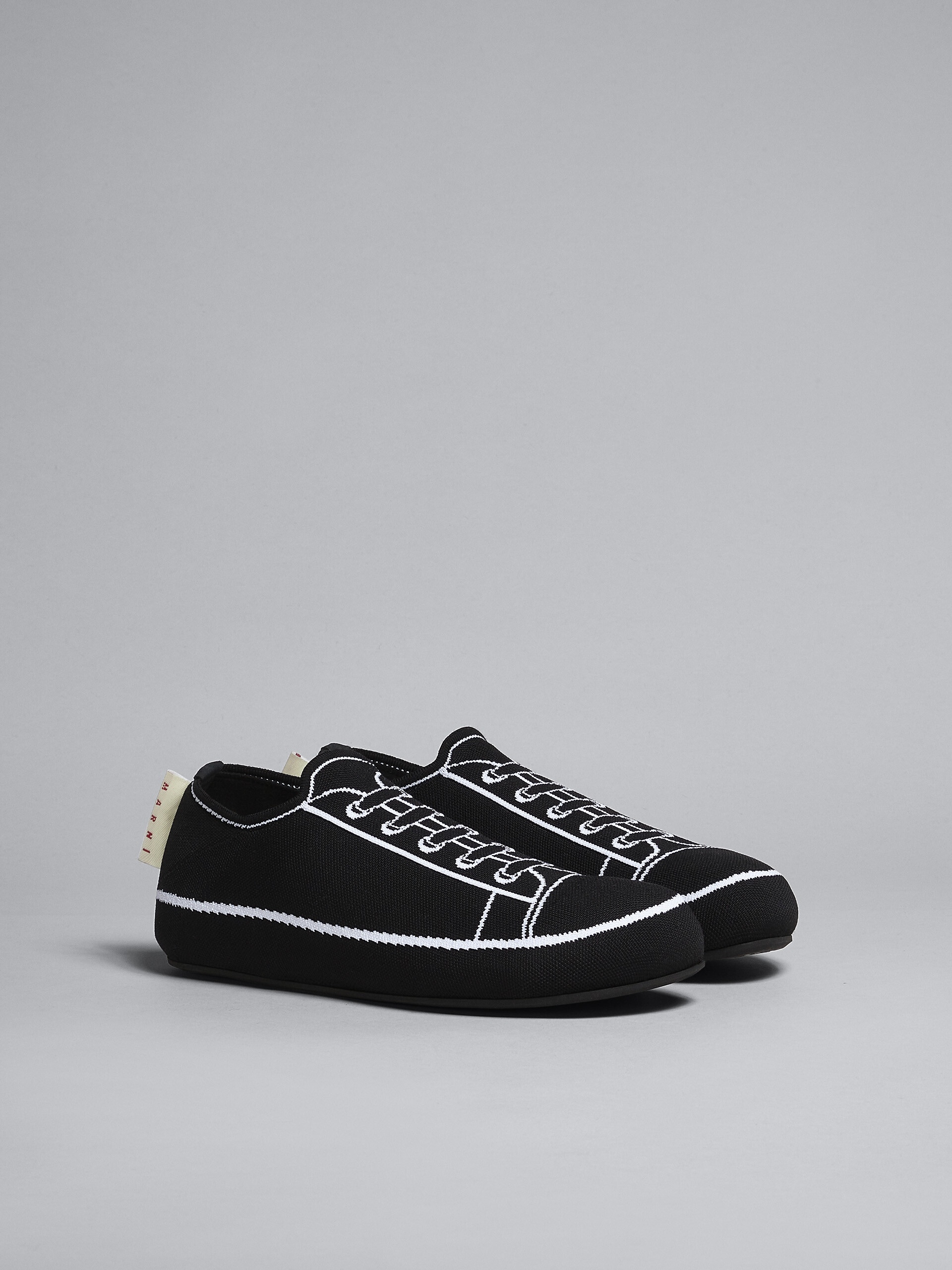 TROMPE L'ŒIL JACQUARD LOW-TOP SNEAKER - 2