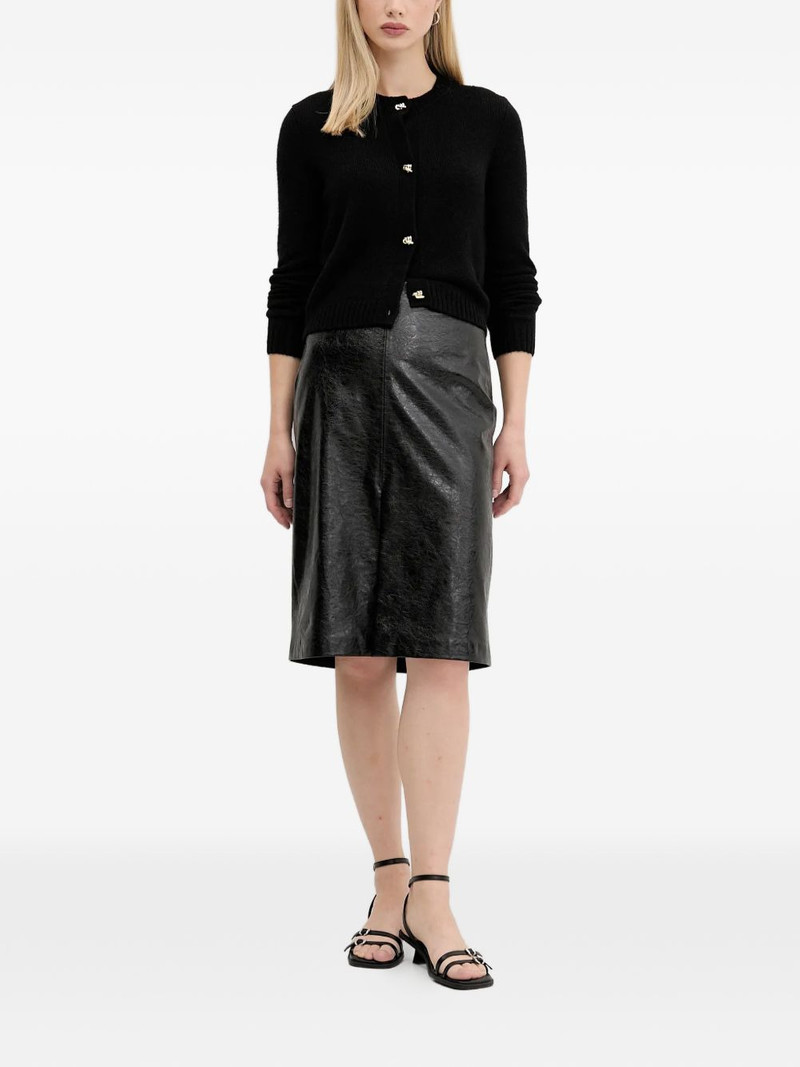 HUGO embossed-design skirt outlook