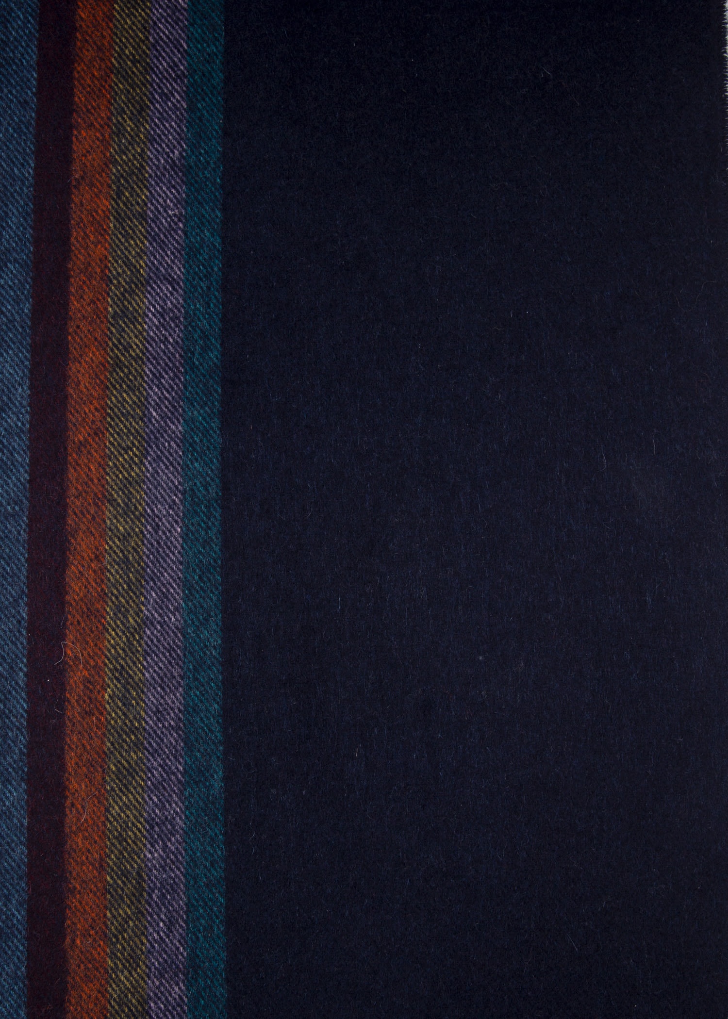 Cashmere 'Artist Stripe' Edge Scarf - 4