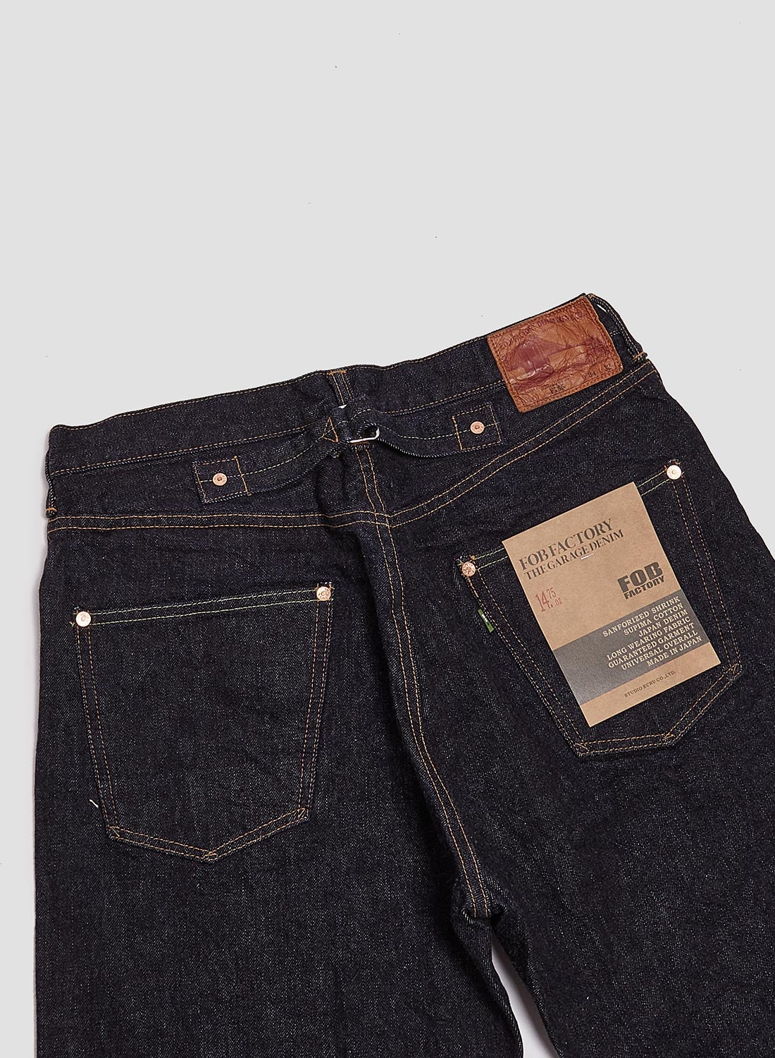 FOB Factory Selvedge Garage Denim 5P Indigo - 6