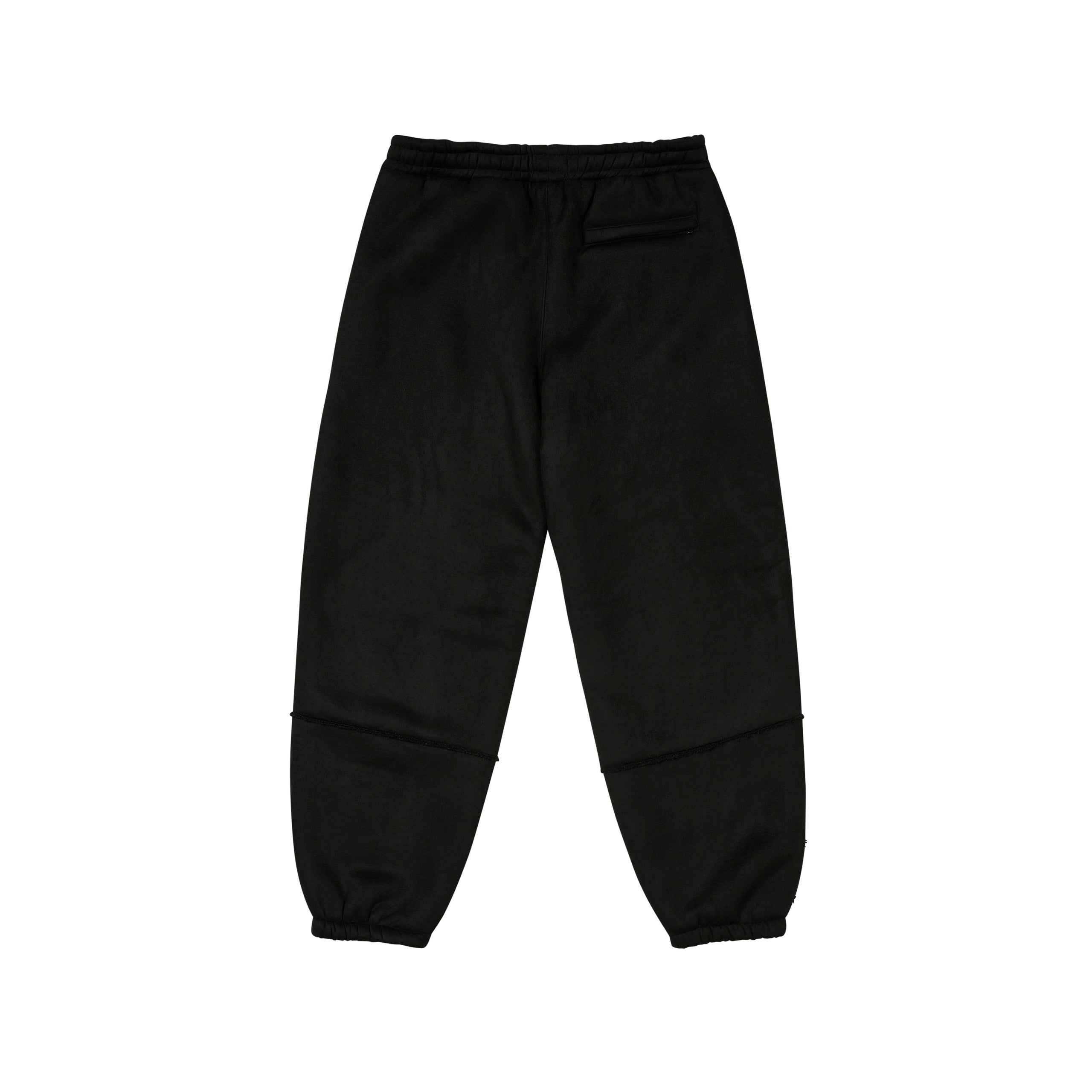 SHERPA FAUX SUEDE JOGGER BLACK - 2