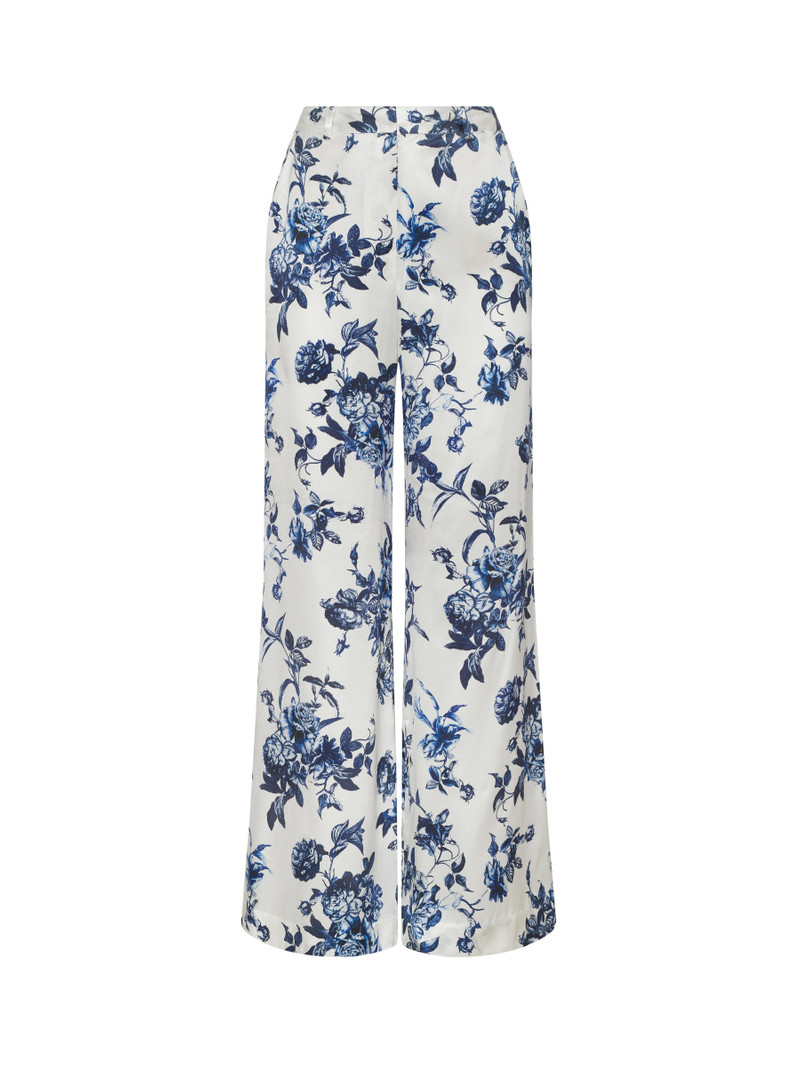 Pilar Silk Wide-Leg Pant 1