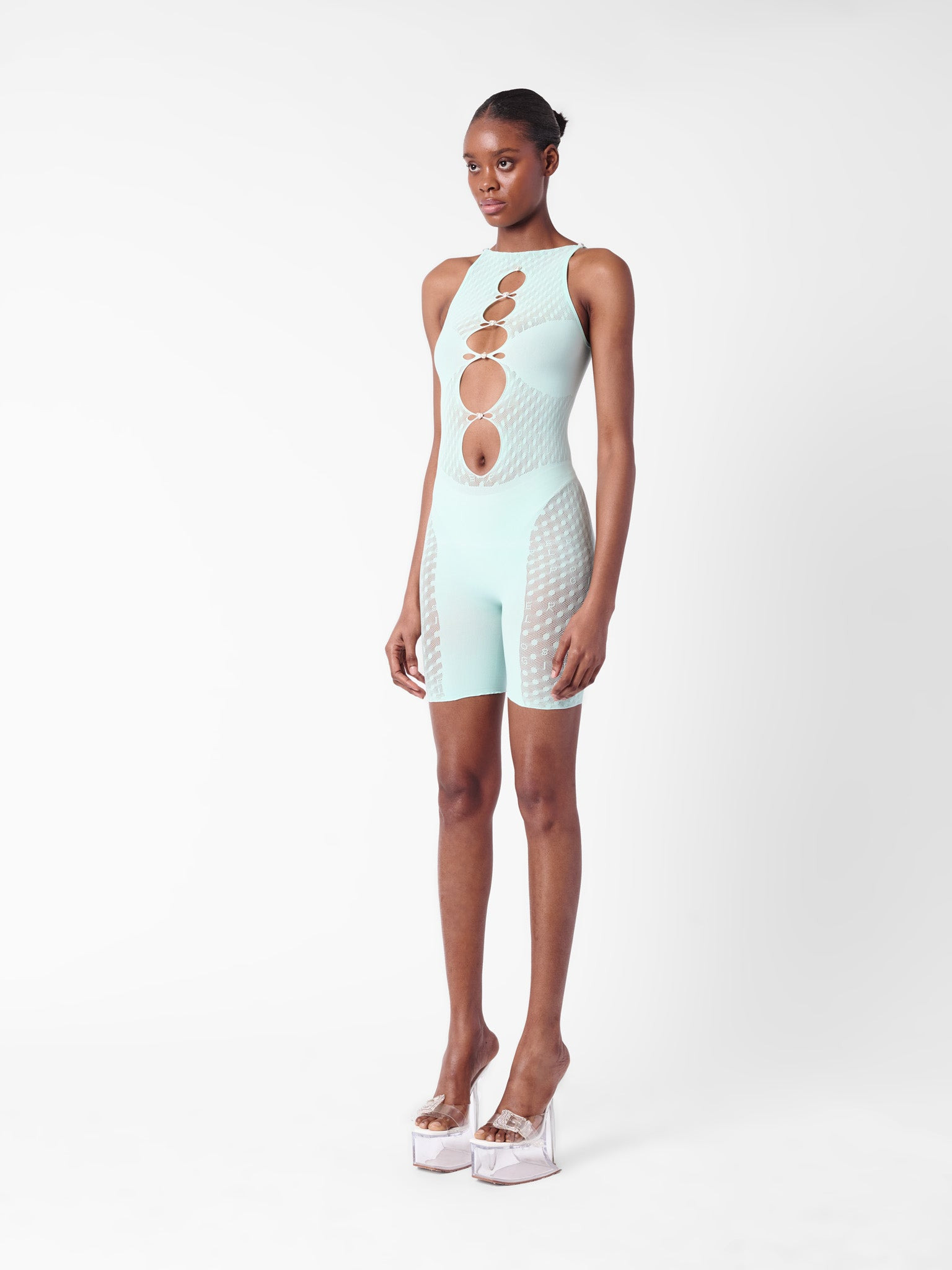 JETTA JUMPSUIT IN SOFT TURQUOISE - 5