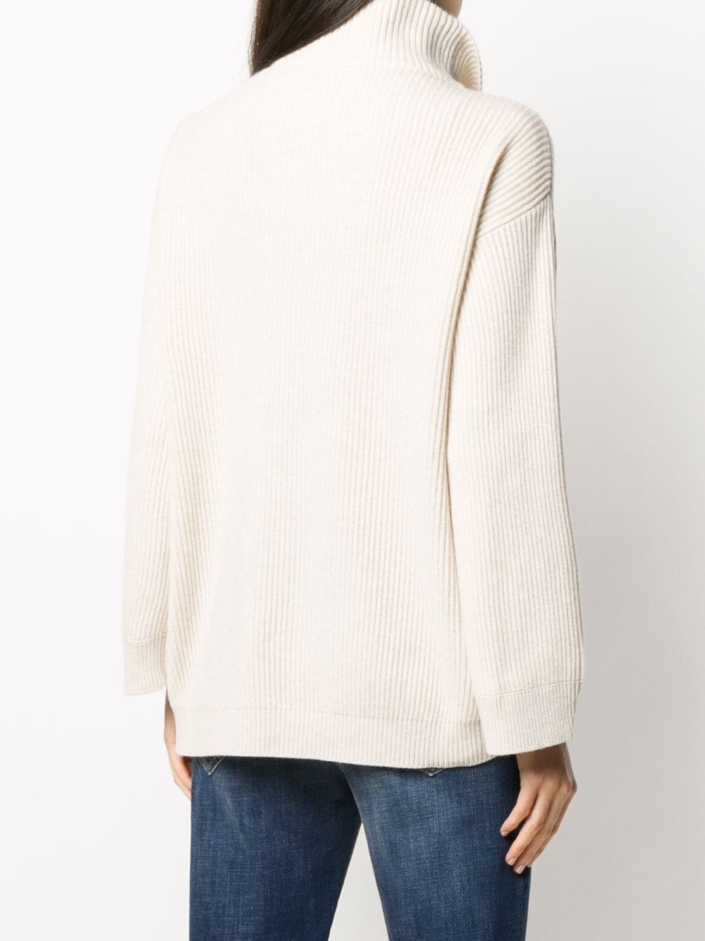 slit collar jumper - 4