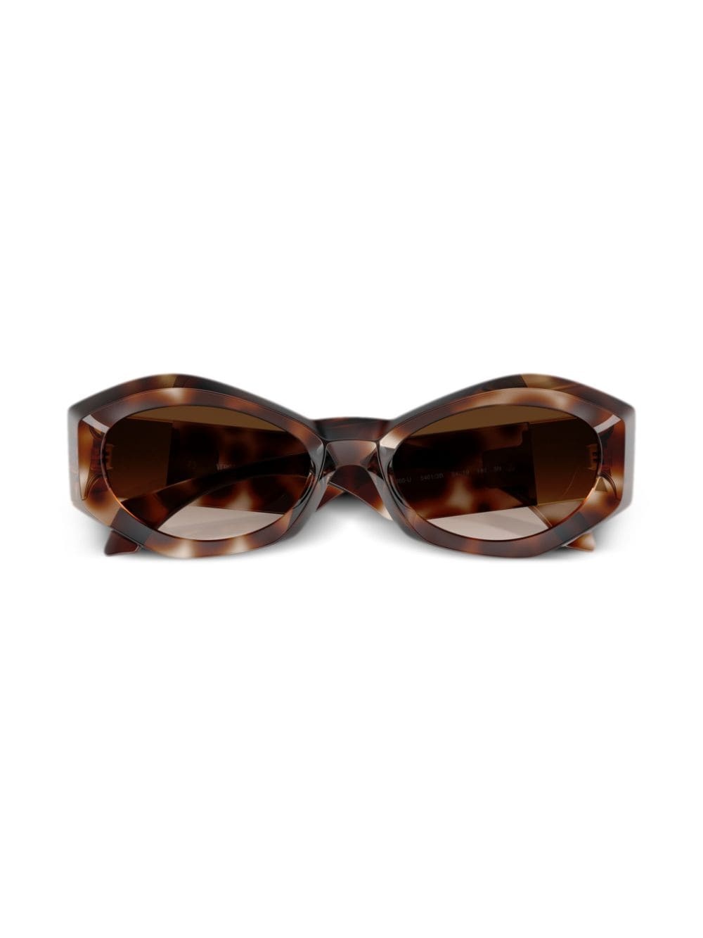 Medusa-plaque oval-frame sunglasses - 5