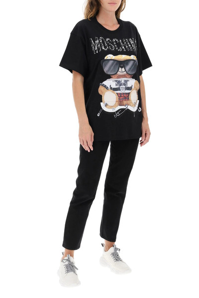 Moschino MIXED TEDDY BEAR CREW NECK T-SHIRT outlook