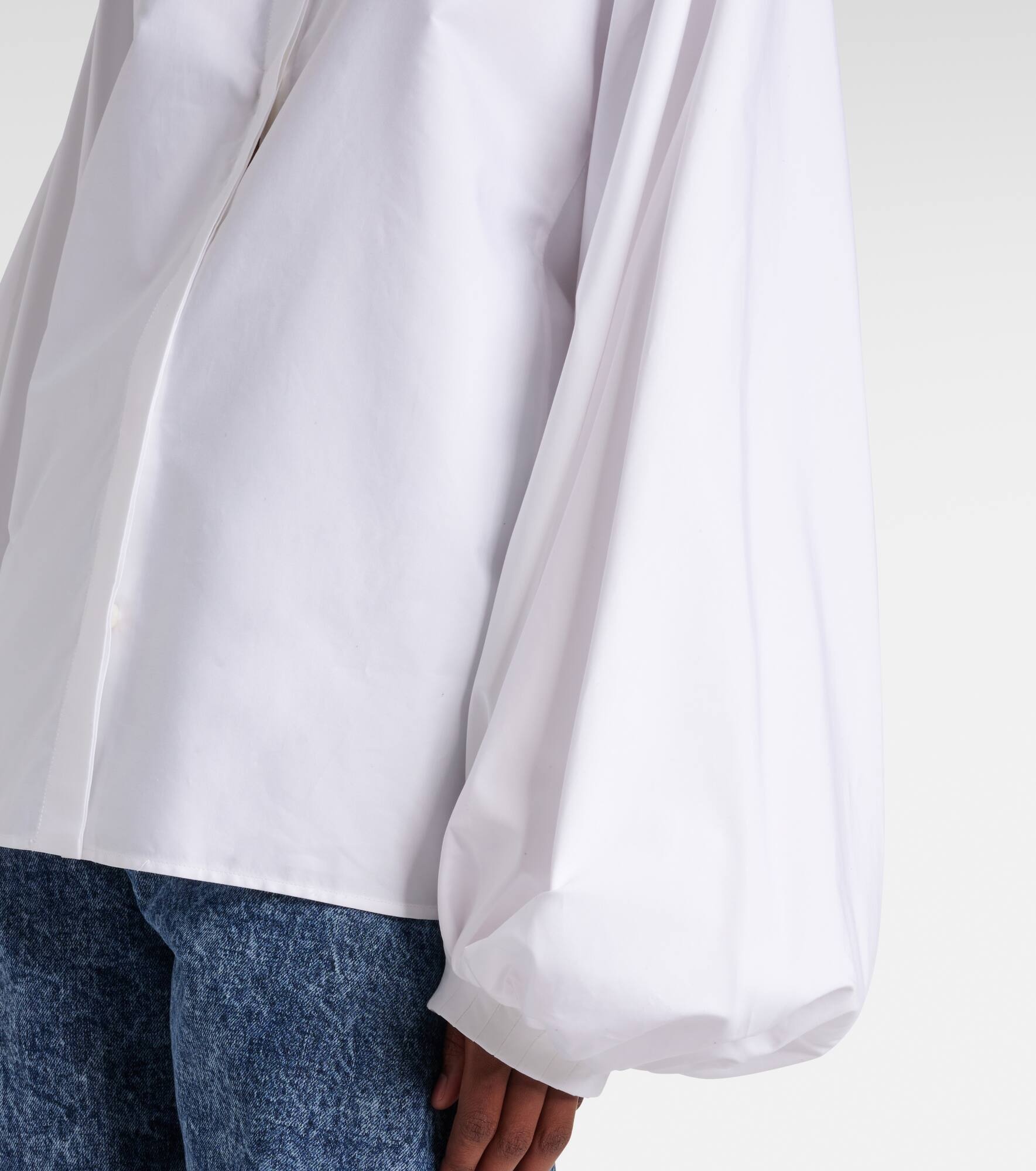 Cotton poplin shirt - 5