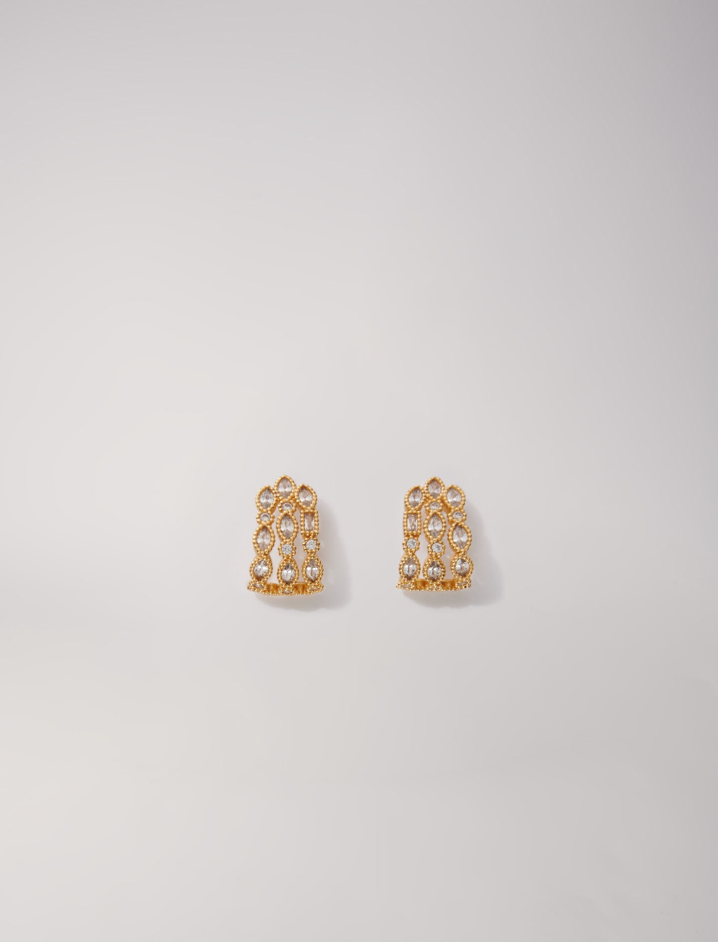 Rhinestone earrings - 5