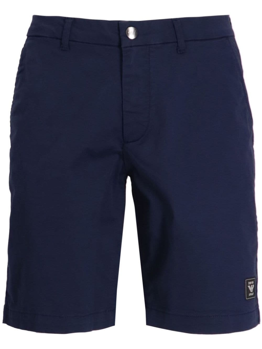 logo-patch bermuda shorts - 1