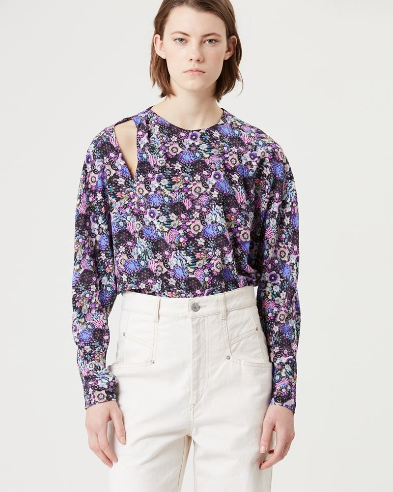 SALDANA SILK FLORAL TOP 4