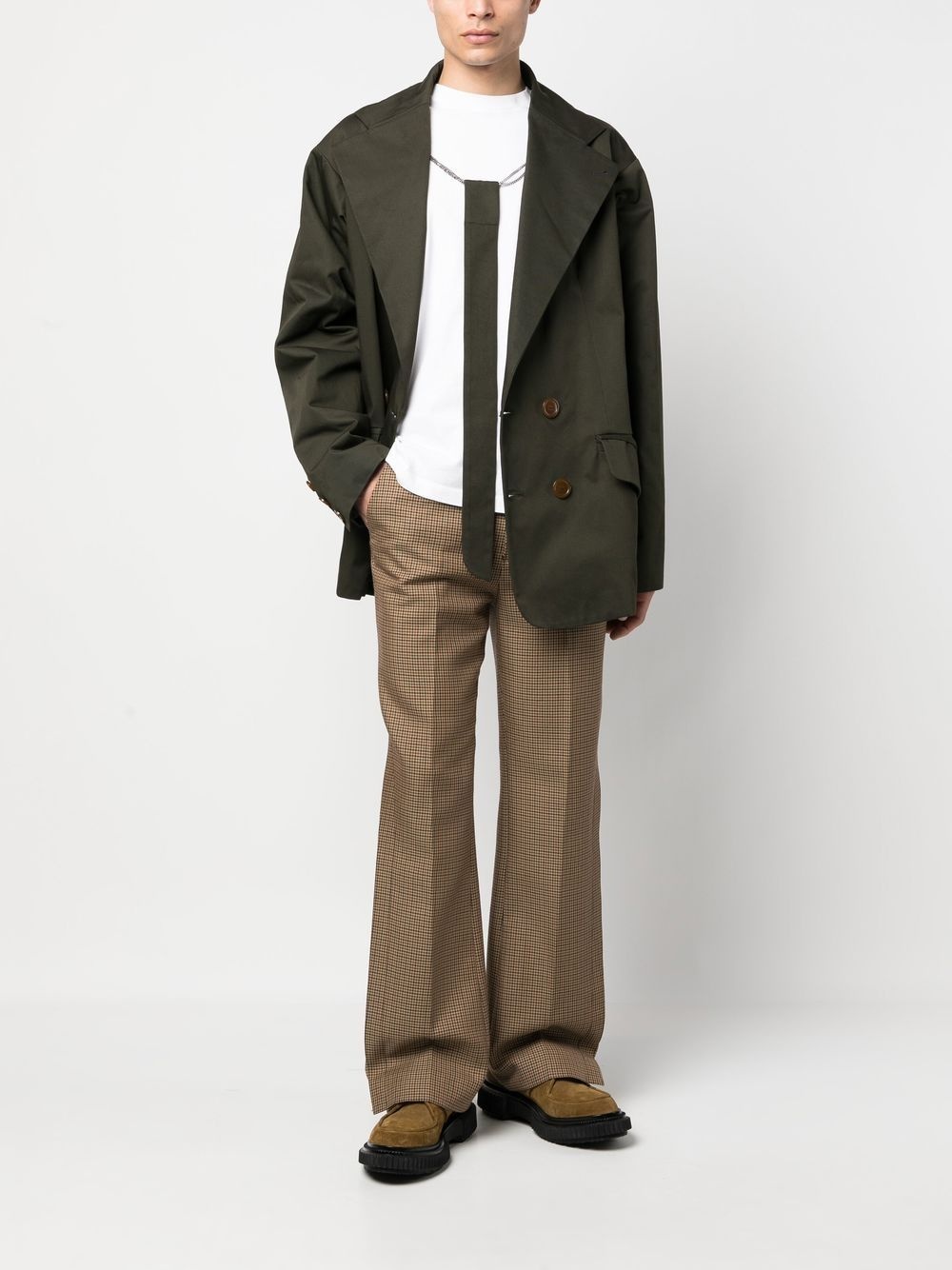oversized double-breasted blazer - 2