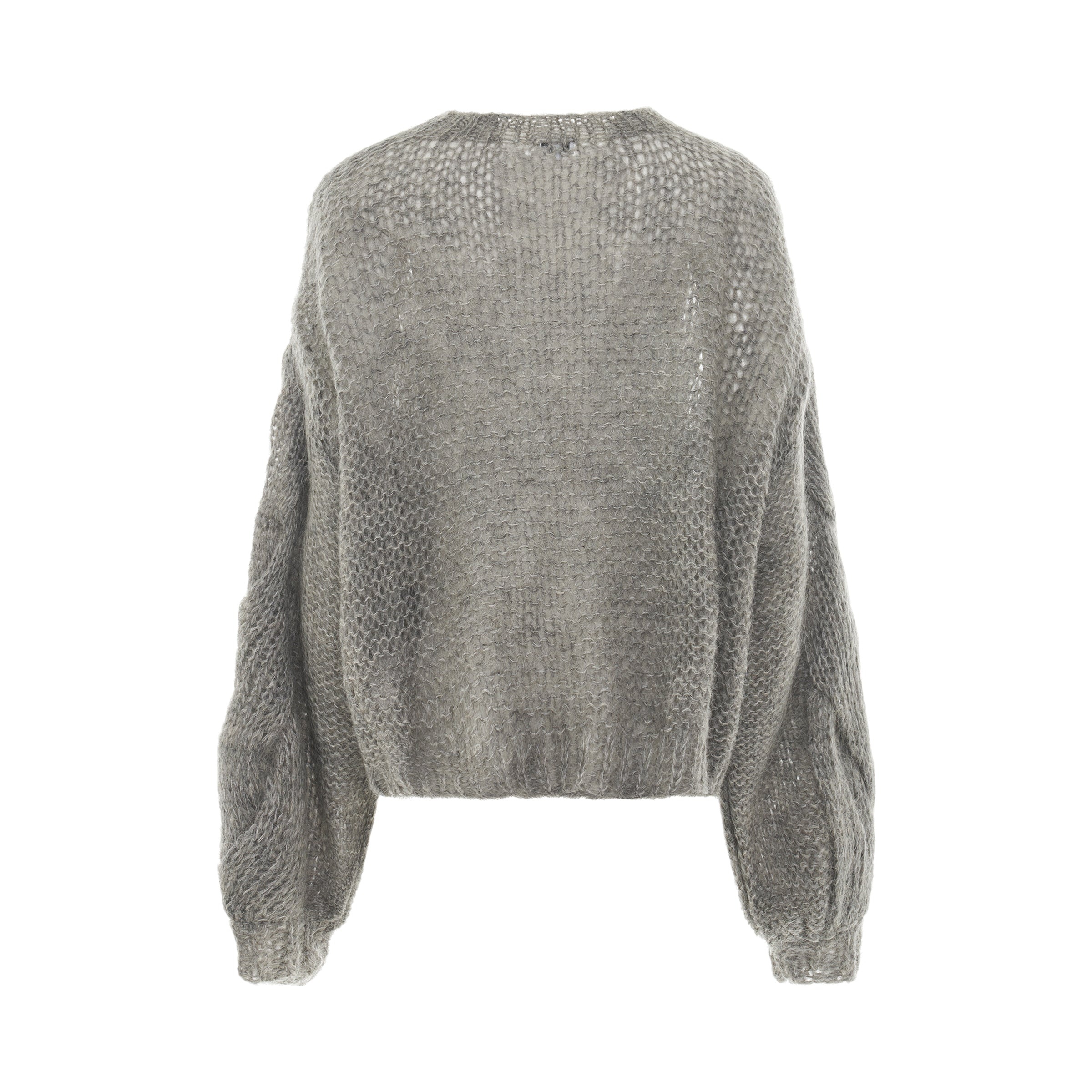 Anagram Mohair Sweater in Grey Melange - 4