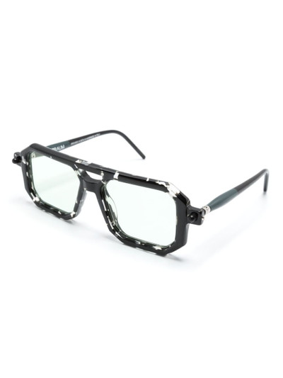 Kuboraum tortoiseshell geometric-frame glasses outlook
