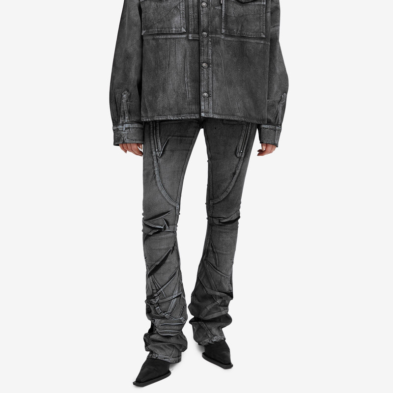 OTTOLINGER Ottolinger Big Waistband Drape Denim Jeans outlook