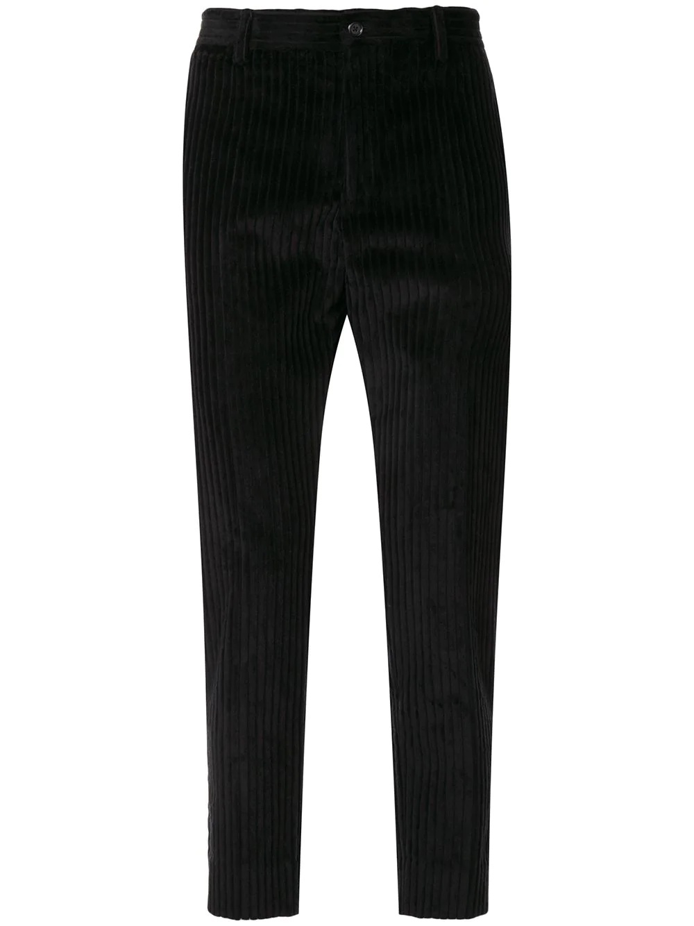 corduroy tapered trousers - 1