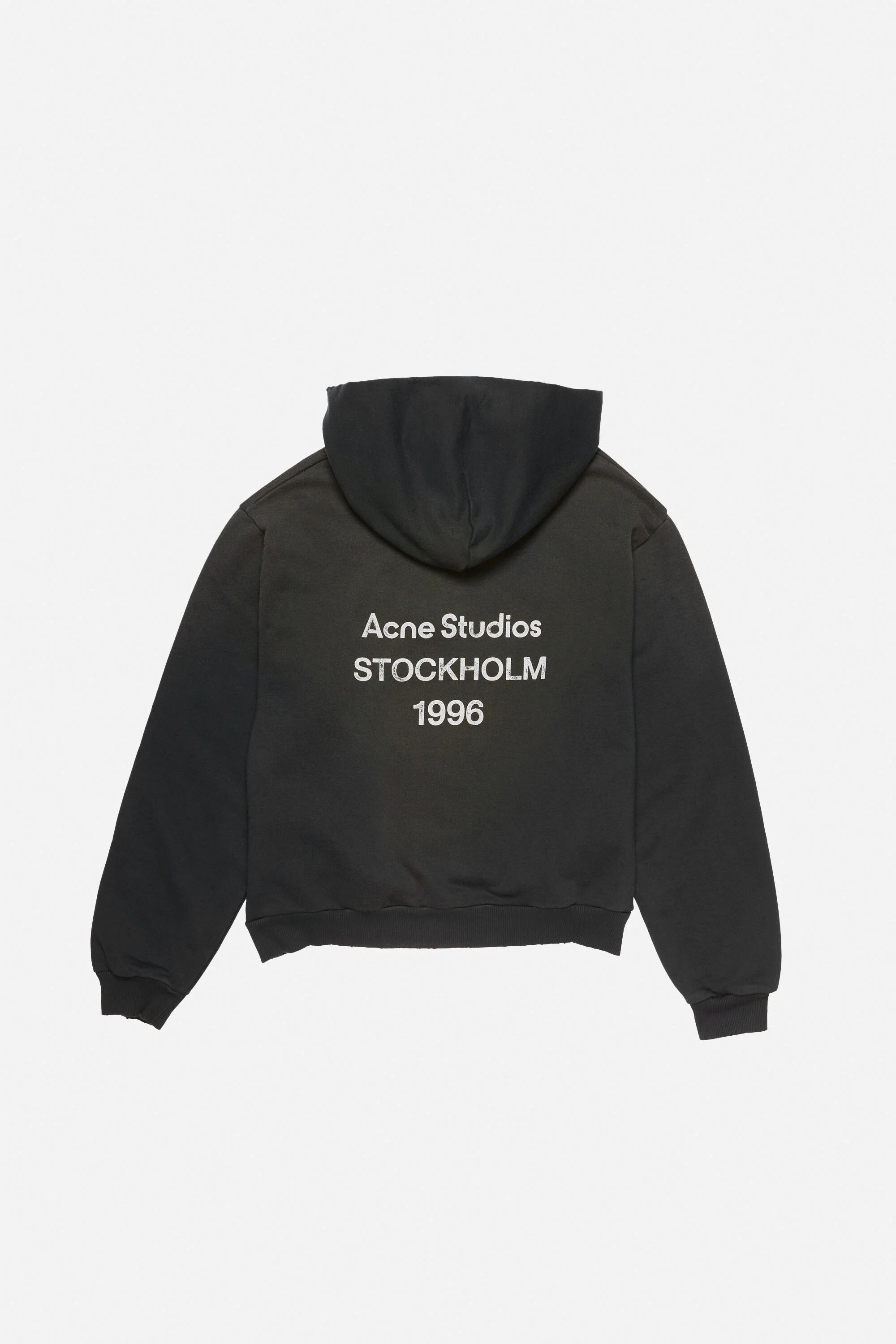 Acne Studios LOGO HOODED SWEATER パーカー　S Acne Studios Logo hooded sweater - Black | REVERSIBLE