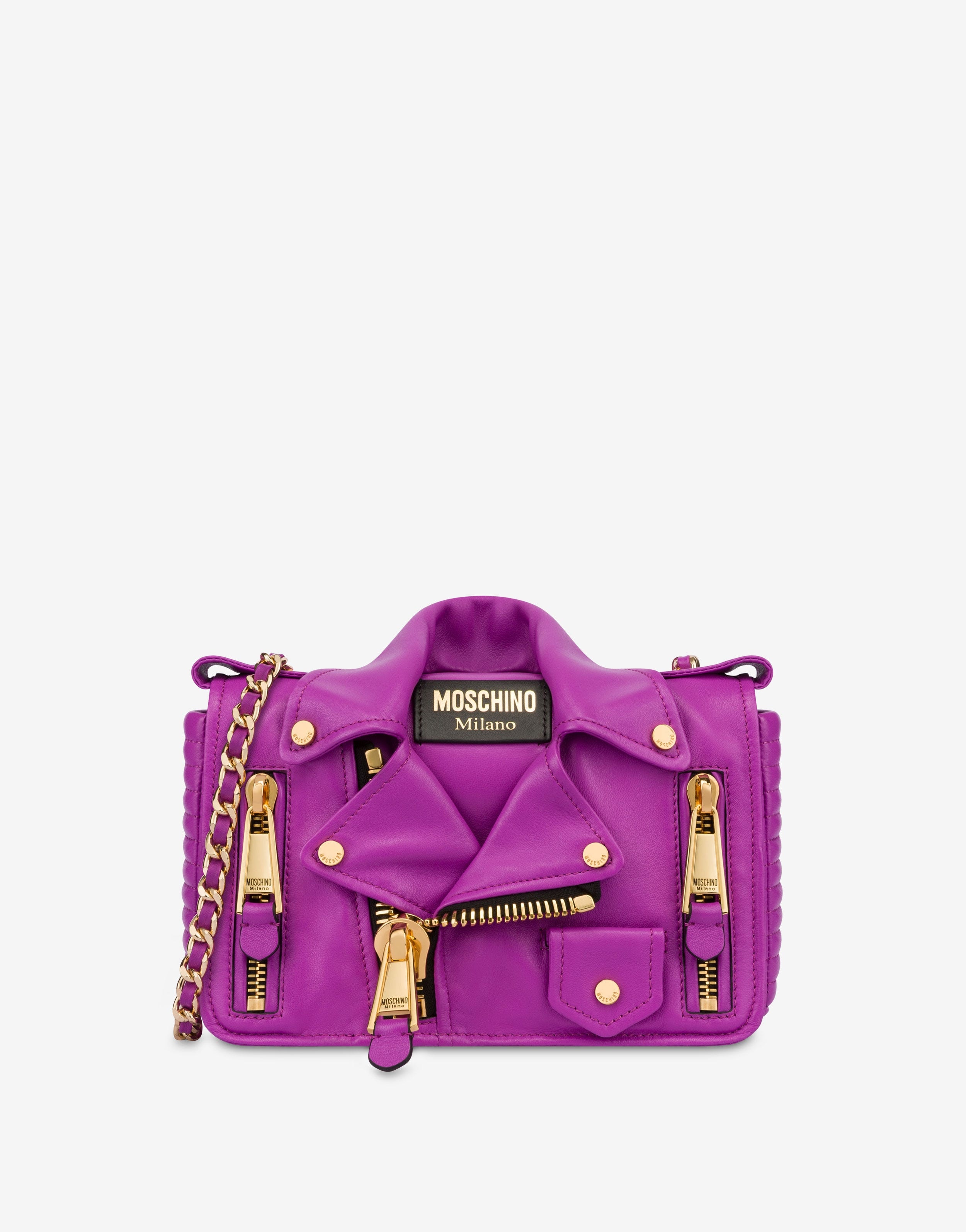 NAPPA LEATHER BIKER BAG - 1