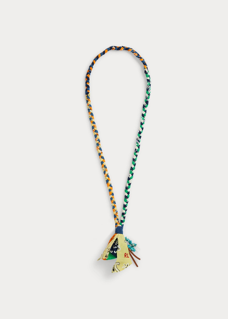 Hand-Braided Scarf Necklace 1