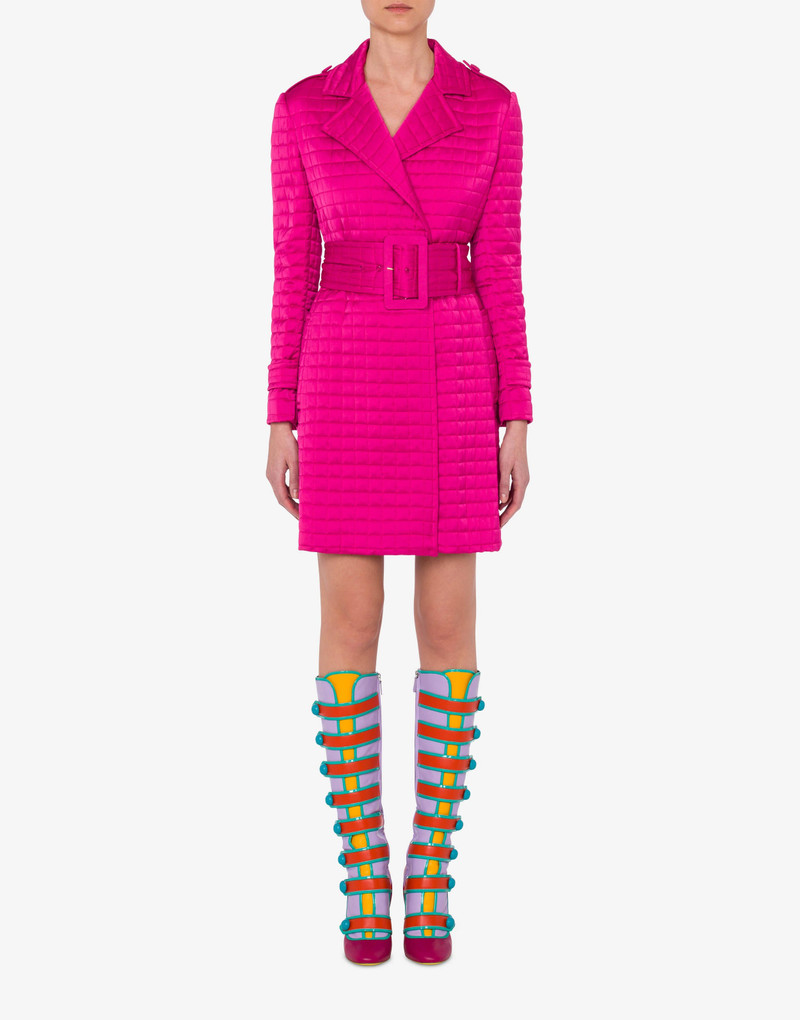 Moschino QUILTED SATIN COAT outlook