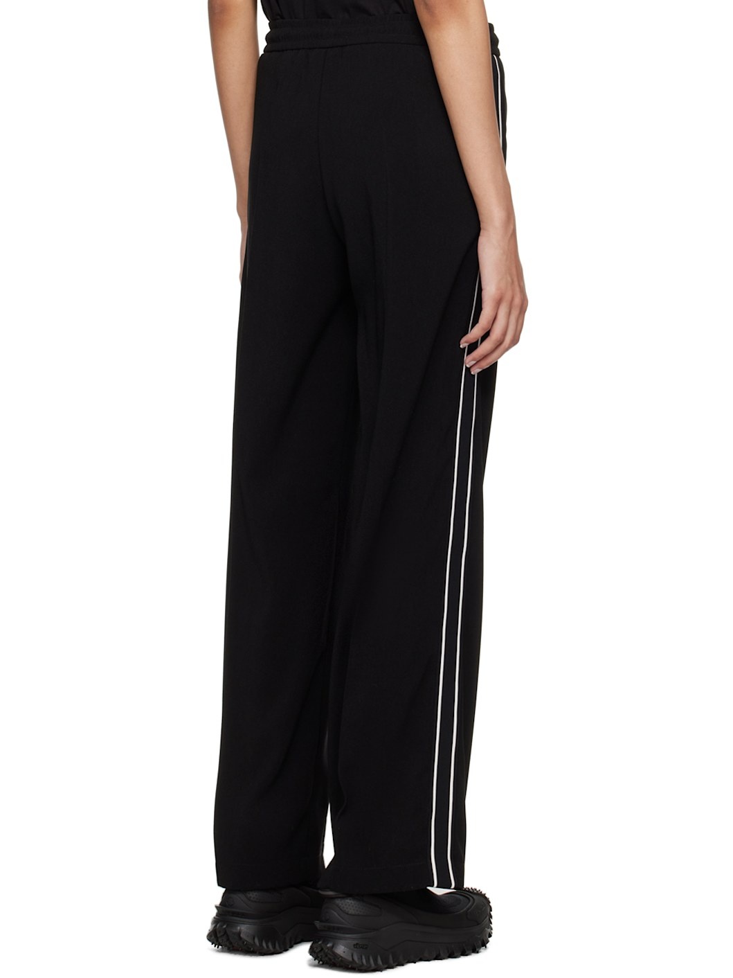 Black Drawstring Lounge Pants - 3